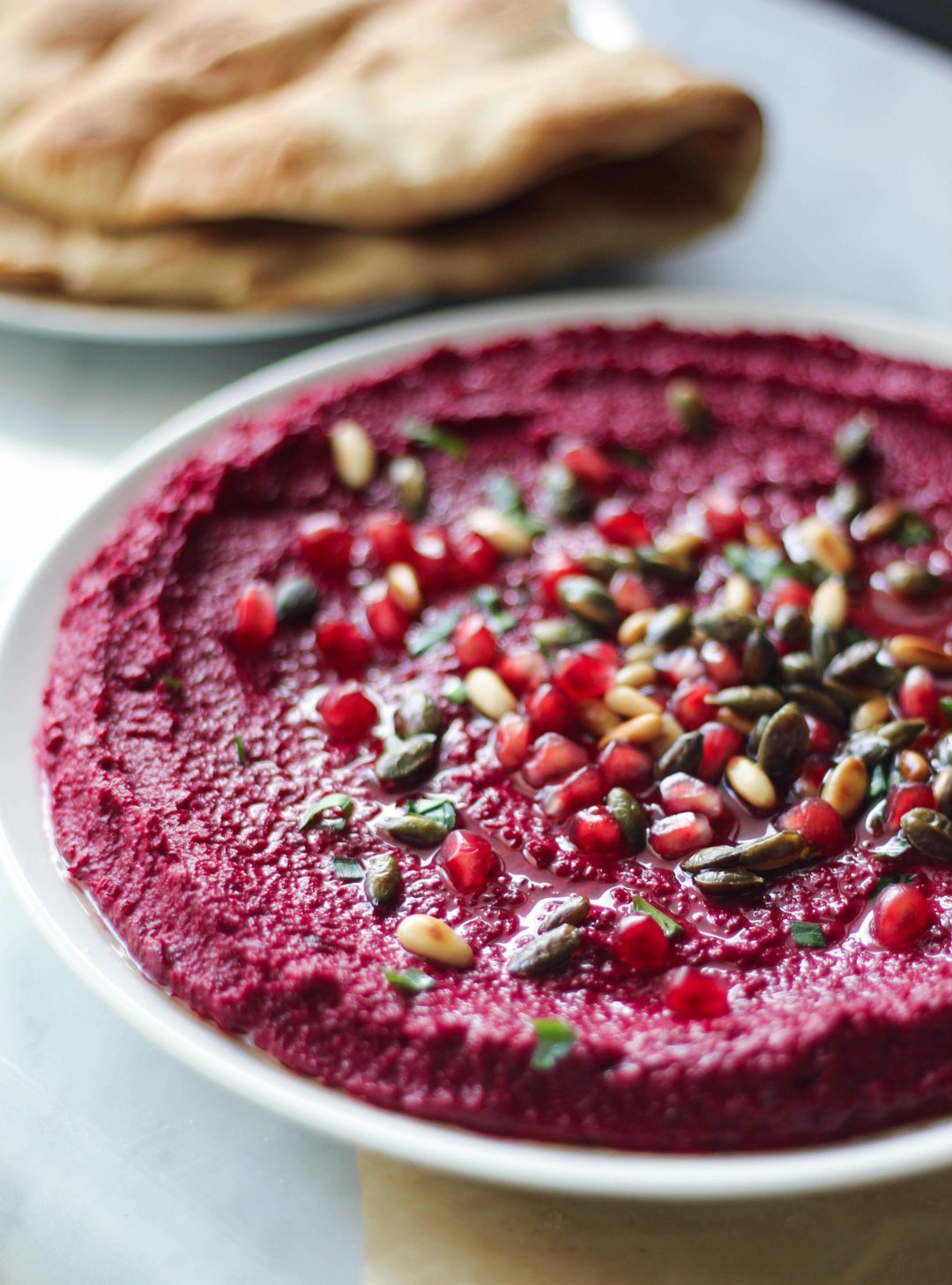 Roasted Beetroot and Garlic Dip